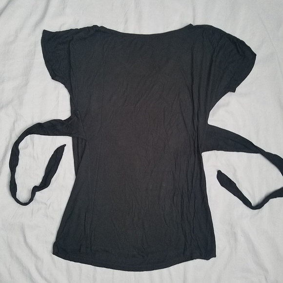 Liz Lange Maternity Top Shirt Medium Black - Picture 2 of 3